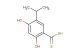 2,4-dihydroxy-5-(propan-2-yl)benzene-1-carbodithioic acid