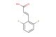 (2E)-3-(2,6-difluorophenyl)prop-2-enoic acid