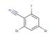 2,4-dibromo-6-fluorobenzonitrile