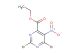 ethyl 2,6-dibromo-5-nitropyrimidine-4-carboxylate