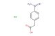 2-(4-carbamimidoylphenyl)acetic acid hydrochloride