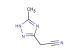 2-(5-methyl-1H-1,2,4-triazol-3-yl)acetonitrile