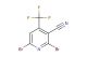 2,6-dibromo-4-(trifluoromethyl)pyridine-3-carbonitrile