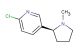 2-chloro-5-[(2S)-1-methylpyrrolidin-2-yl]pyridine