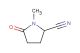 1-methyl-5-oxopyrrolidine-2-carbonitrile