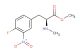methyl (2S)-3-(4-fluoro-3-nitrophenyl)-2-(methylamino)propanoate