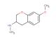 7-methoxy-N-methyl-3,4-dihydro-2H-1-benzopyran-3-amine