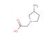 2-(3-aminopyrrolidin-1-yl)acetic acid