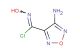 4-amino-N-hydroxy-1,2,5-oxadiazole-3-carbonimidoyl chloride