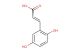 3-(2,5-dihydroxyphenyl)prop-2-enoic acid