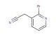 2-(2-bromopyridin-3-yl)acetonitrile