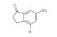4-bromo-6-methyl-2,3-dihydro-1H-inden-1-one