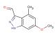 6-methoxy-4-methyl-1H-indazole-3-carbaldehyde