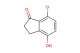 7-chloro-4-hydroxy-2,3-dihydro-1H-inden-1-one