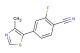 2-fluoro-4-(4-methylthiazol-5-yl)benzonitrile