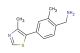 (2-methyl-4-(4-methylthiazol-5-yl)phenyl)methanamine