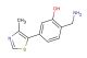 2-(aminomethyl)-5-(4-methylthiazol-5-yl)phenol