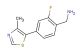 (2-fluoro-4-(4-methylthiazol-5-yl)phenyl)methanamine