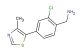 (2-chloro-4-(4-methylthiazol-5-yl)phenyl)methanamine