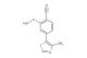 2-methoxy-4-(4-methylthiazol-5-yl)benzonitrile