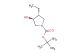 1-pyrrolidinecarboxylic acid, 3-ethyl-4-hydroxy-, 1,1-dimethylethyl ester, (3R,4S)-rel-