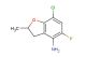 7-chloro-5-fluoro-2-methyl-2,3-dihydrobenzofuran-4-amine