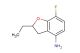 2-ethyl-7-fluoro-2,3-dihydrobenzofuran-4-amine