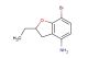 7-bromo-2-ethyl-2,3-dihydrobenzofuran-4-amine