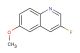 3-fluoro-6-methoxyquinoline