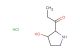 1-(3-hydroxypyrrolidin-2-yl)propan-1-one hydrochloride