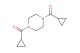 1,4-dicyclopropanecarbonylpiperazine
