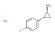 (1S,2R)-2-(4-fluorophenyl)cyclopropan-1-amine hydrochloride