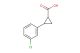 2-(3-chlorophenyl)cyclopropane-1-carboxylic acid
