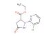 ethyl 2-(3-chloropyridin-2-yl)-5-oxopyrazolidine-3-carboxylate
