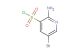 2-amino-5-bromopyridine-3-sulfonyl chloride
