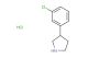 3-(3-chlorophenyl)pyrrolidine hydrochloride