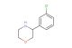 3-(3-chlorophenyl)morpholine