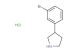 3-(3-bromophenyl)pyrrolidine hydrochloride