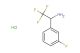 2,2,2-trifluoro-1-(3-fluorophenyl)ethan-1-amine hydrochloride