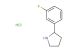 2-(3-fluorophenyl)pyrrolidine hydrochloride