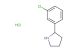 2-(3-chlorophenyl)pyrrolidine hydrochloride
