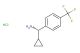 (S)-cyclopropyl[4-(trifluoromethyl)phenyl]methanamine hydrochloride