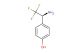 4-[(1S)-1-amino-2,2,2-trifluoroethyl]phenol