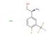 (2S)-2-amino-2-[4-fluoro-3-(trifluoromethyl)phenyl]ethan-1-ol hydrochloride