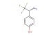 4-[(1R)-1-amino-2,2,2-trifluoroethyl]phenol