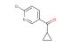 2-chloro-5-cyclopropanecarbonylpyridine