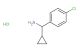(4-chlorophenyl)(cyclopropyl)methanamine hydrochloride