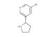 (S)-3-bromo-5-(pyrrolidin-2-yl)pyridine