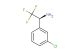 (1S)-1-(3-chlorophenyl)-2,2,2-trifluoroethan-1-amine
