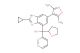 [2-cyclopropyl-6-(dimethyl-1,2-oxazol-4-yl)-1H-1,3-benzodiazol-4-yl](oxolan-2-yl)(pyridazin-3-yl)methanol